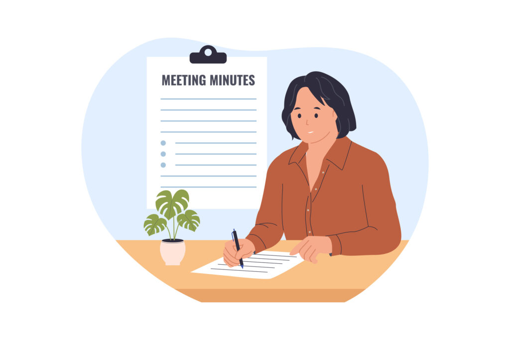 transcription vs meeting minutes